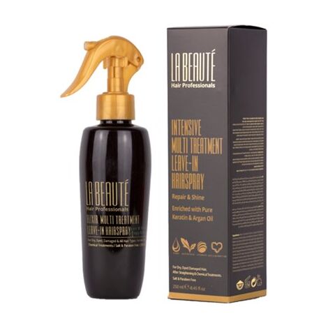 LA BEAUTE Multi Treatment Leave In Hair Spray Therapy Biorganic 250ml למכירה , 2 image