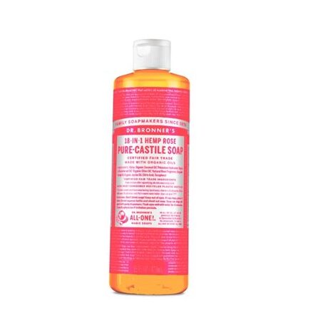 סבון Dr. Bronner Rose Pure-Castile Liquid Soap 473ml למכירה , 2 image