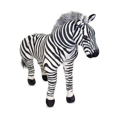 Melissa & Doug 2184 Zebra Giant Stuffed Animal למכירה 