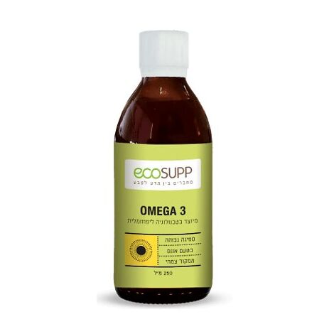 Ecosupp אומגה 3 צמחי בטעם אננס 250 מ"ל למכירה , 2 image