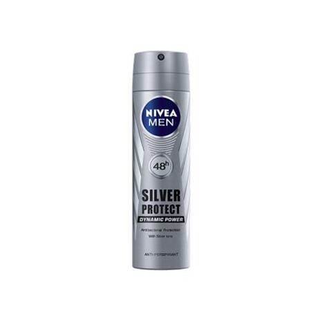 דאודורנט Nivea Silver Protect Dynamic Power Spray For Man 150ml למכירה , 2 image