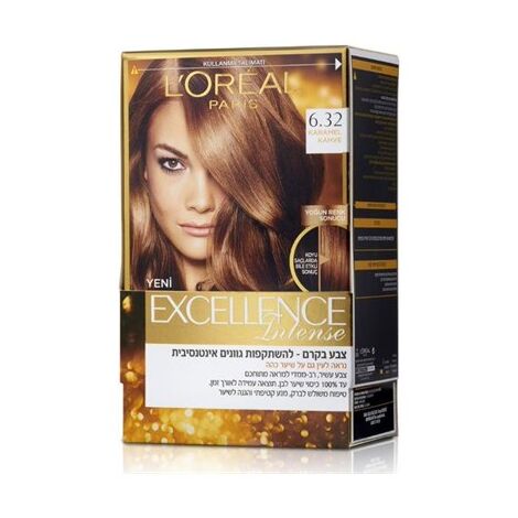 אקסלנס קרם צבע שיער קבוע בגוון 6.32 חום בהיר זהוב מעודן 48 מ"ל Loreal למכירה , 4 image