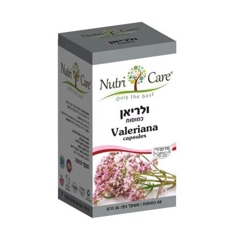 ולריאן 500 מג 60 כמוסות Nutri Care למכירה 