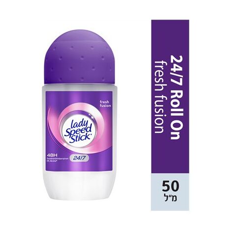 דאודורנט Fresh Fusion רול און 24/7 הגנה ל-48 שעות 50 מ"ל Speed Stick למכירה , 3 image