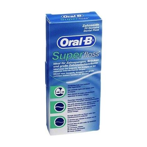 חוט דנטלי Oral-B Superfloss Dental Floss 50 Pick למכירה , 2 image