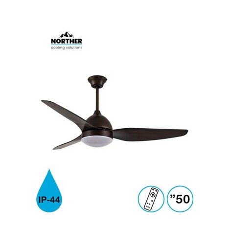 מאוורר תקרה Dolphin 50" NT-IP4450-LED-RC CCT עם שלט Norther למכירה , 5 image