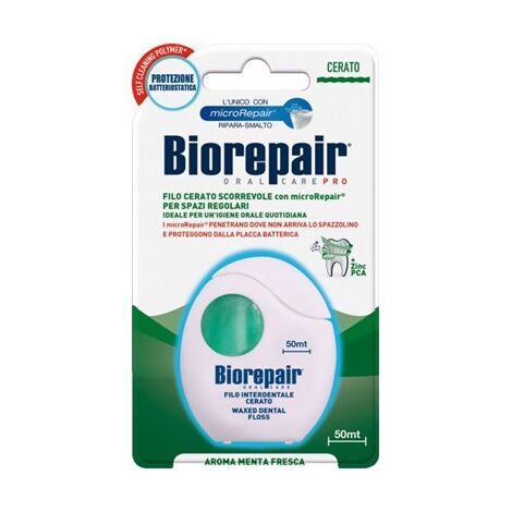 חוט דנטלי Biorepair Oral Care waxed dental floss 50m למכירה , 2 image