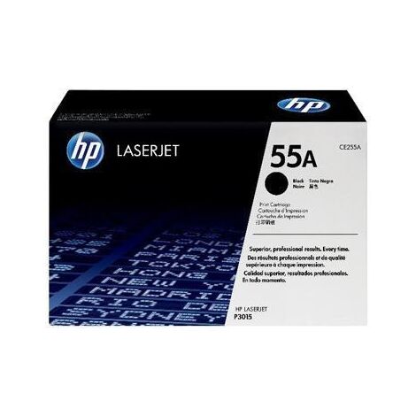 טונר  שחור HP 55A CE255A למכירה 