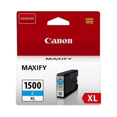 ראש דיו ציאן / כחול  Canon PGI-1500XL C 9193B001 קנון למכירה , 2 image