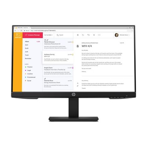 מסך מחשב HP P24H  23.8 אינטש Full HD למכירה , 2 image
