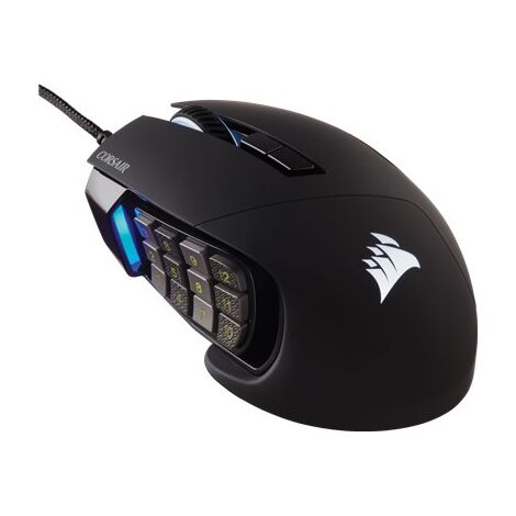 עכבר גיימינג  חוטי Corsair Scimitar RGB Elite Optical MOBA/MMO CH-9304211-NA קורסייר למכירה , 2 image