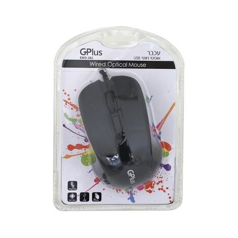 עכבר  חוטי GPlus EMO-381 למכירה , 3 image