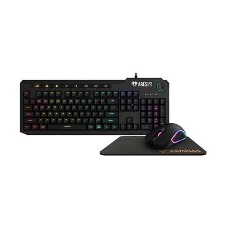 מקלדת ועכבר Gamdias Ares P2 3-IN-1 Combo למכירה 
