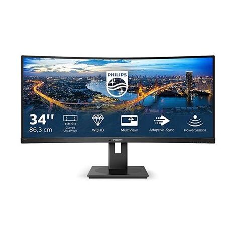 מסך מחשב Philips B line UltraWide 345B1C  34 אינטש UWQHD פיליפס למכירה , 2 image