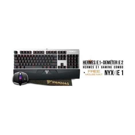מקלדת ועכבר Gamdias Hermes E1 3-1 combo למכירה , 3 image