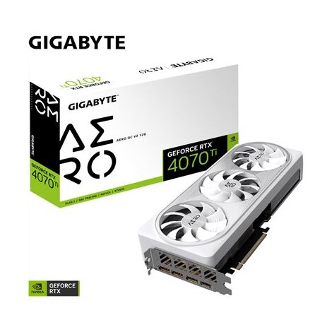 כרטיס מסך Gigabyte GeForce RTX 4070 Ti GV-N407TAERO OCV2-12GD למכירה , 2 image