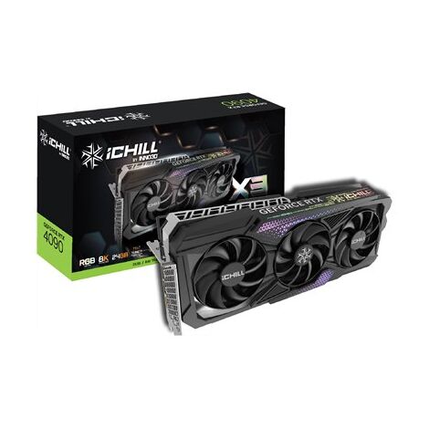 כרטיס מסך inno3D GeForce RTX 4090 ICHILL X3 C40903-246XX-1833VA47 למכירה , 2 image
