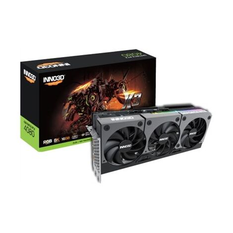 כרטיס מסך inno3D GeForce RTX 4080 X3 N40803-166X-187049N למכירה , 2 image
