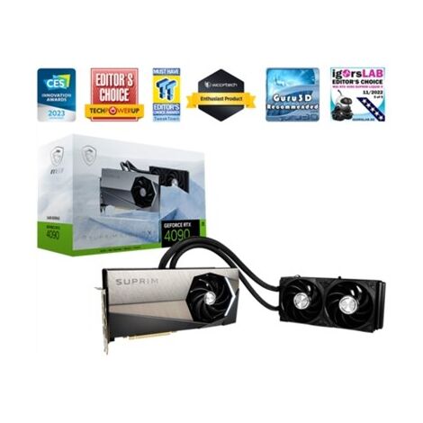 כרטיס מסך MSI GeForce RTX 4090 SUPRIM Liquid X 24G למכירה , 2 image