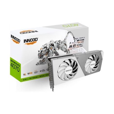 כרטיס מסך inno3D GeForce RTX 4070 TWIN X2 OC 12GB N40702-126XX-185252W למכירה , 2 image