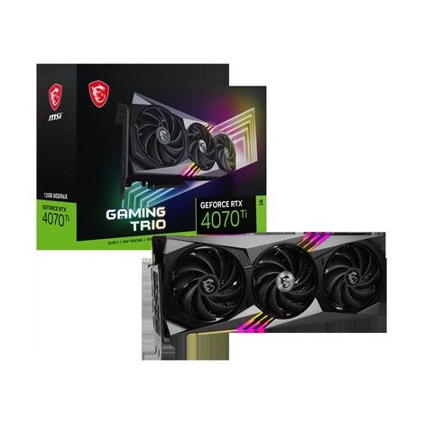 כרטיס מסך MSI GeForce RTX 4070 Ti GAMING TRIO 12G 4711377027281 למכירה 