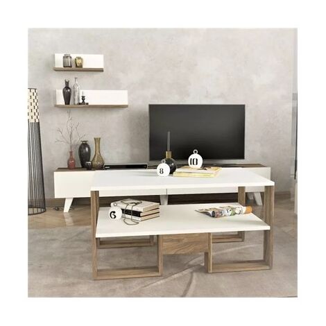 מזנון סט מזנון טלוויזיה ושולחן דגם גאיה Geva Design למכירה , 4 image