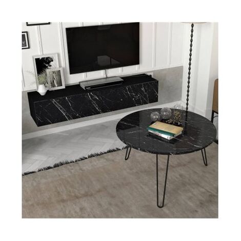 סט סלוני מזון צף עם שולחן עגול מיזורי Geva Design למכירה 