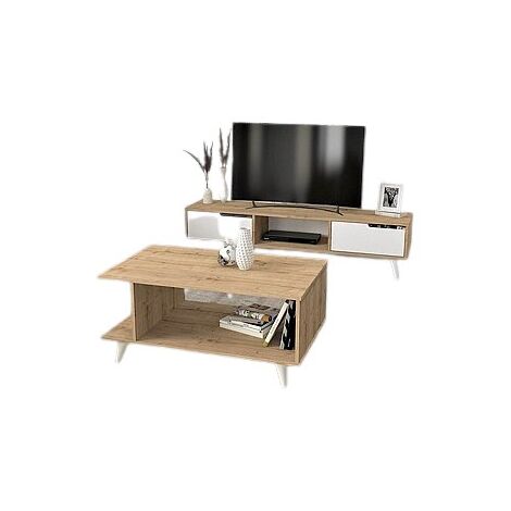 סט סלוני סט מזנון ושולחן דגם אדווה Geva Design למכירה , 2 image
