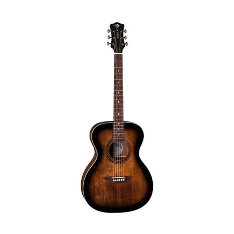 גיטרה אקוסטית LUNA GUITARS Art Vintage Folk Solid Top Distressed למכירה 