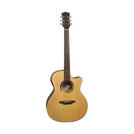 גיטרה אקוסטית מוגברת LUNA GUITARS Wabi Sabi Grand Concert Solid Top A/E למכירה , 2 image