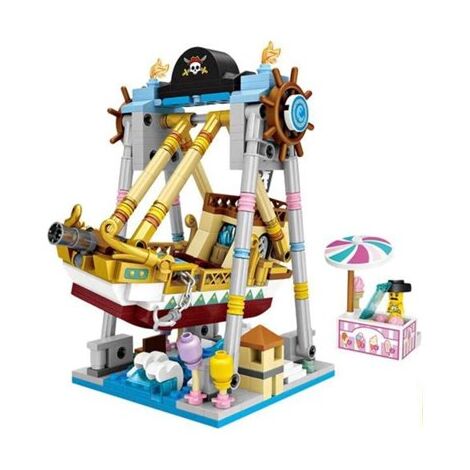 Loz 1717 Mini Blocks Amusement Park - Pirate Ship למכירה , 2 image