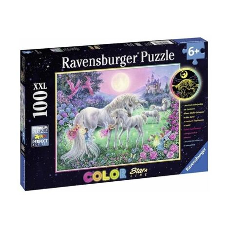 פאזל Unicorns in the Moonlight XXL 100 13670 חלקים Ravensburger למכירה 