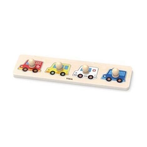 44535 פאזל כפתורי עץ רכבי חירום viga למכירה , 2 image