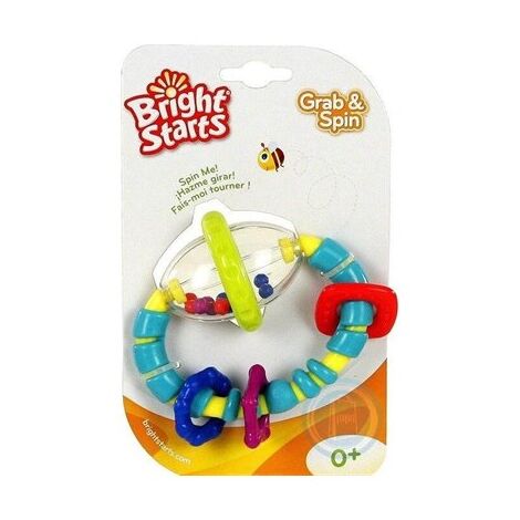8533 Grab & Spin Rattle and Teether Toy Bright Starts למכירה , 3 image