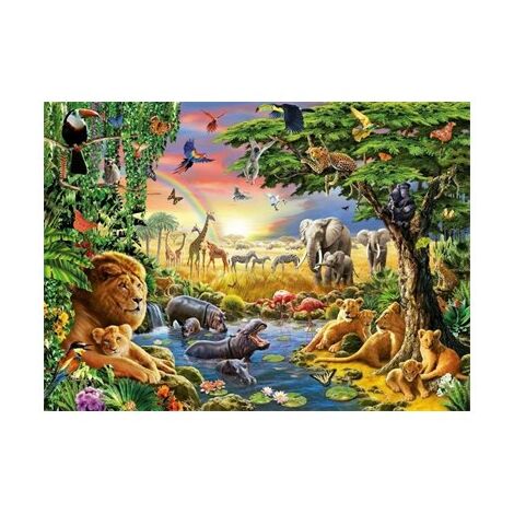 פאזל Evening at the Waterhole 300 4005556130733 חלקים Ravensburger למכירה , 2 image