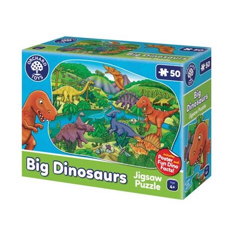 פאזל Big Dinosaurs 50 חלקים Orchard toys למכירה 