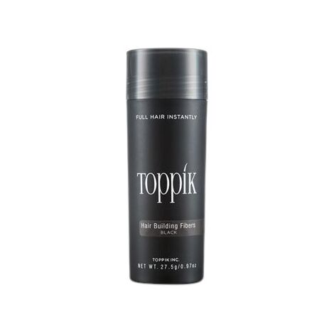 Toppik סיבי שיער למילוי שיער דליל בצבע שחור פחם 27.5 גרם למכירה , 2 image