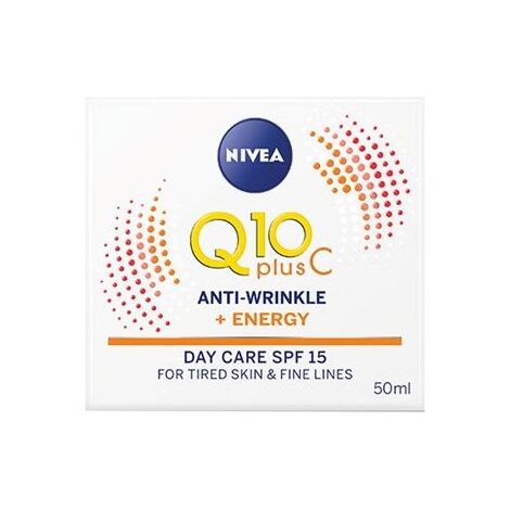 Q10 plus C Anti-Wrinkle Day Cream SPF15 50ml Nivea למכירה 