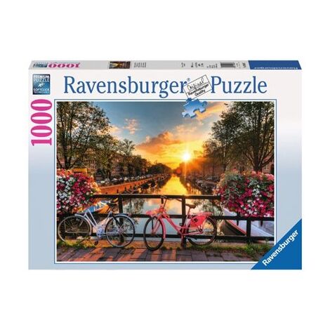 פאזל Bicycles in Amsterdam 1000 19606 חלקים Ravensburger למכירה , 2 image