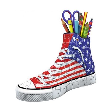 פאזל Sneaker American Style Flag 3D Puzzle 108 12549 חלקים Ravensburger למכירה 