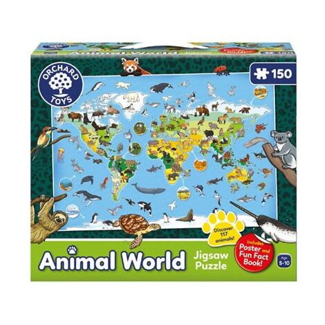 פאזל Animal World 150 חלקים Orchard toys למכירה , 2 image