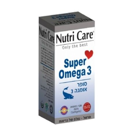Nutri Care סופר אומגה 3 120 כמוסות למכירה , 2 image