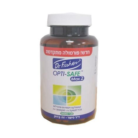ד"ר פישר אופטי-סייף מקס 2 120 כמוסות למכירה , 2 image