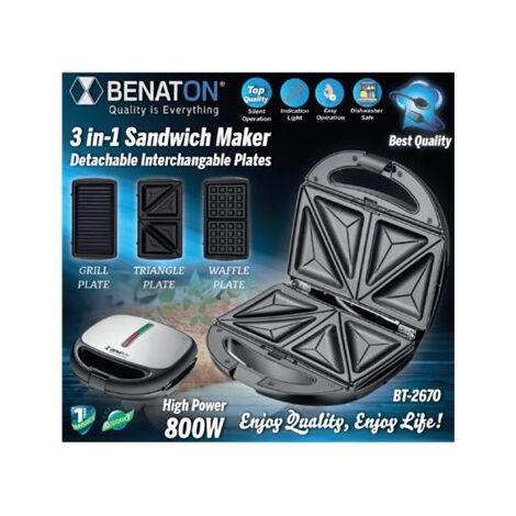 טוסטר לחיצה BENATON BT2670 למכירה , 3 image