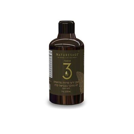 שמן אומגה 3 מרווה מרושתת 100 מ"ל Nature Sage למכירה , 3 image