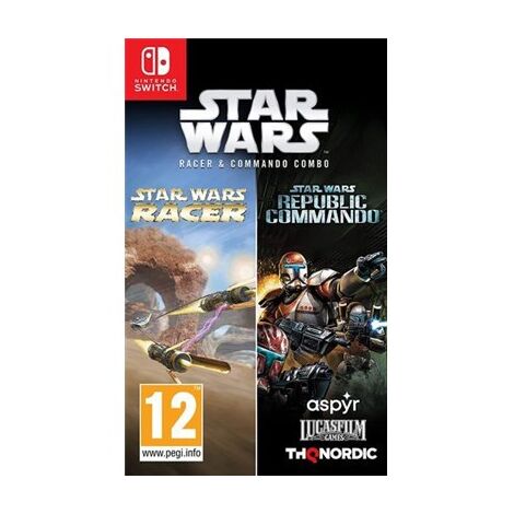 Star Wars Racer and Commando Combo למכירה 