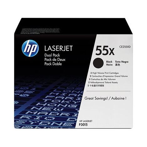טונר  שחור HP 55x CE255x למכירה 