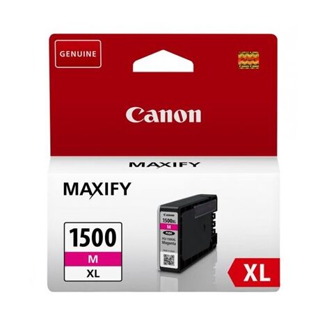 ראש דיו מג'נטה / אדום  Canon PGI-1500XL M 9194B001 קנון למכירה , 2 image