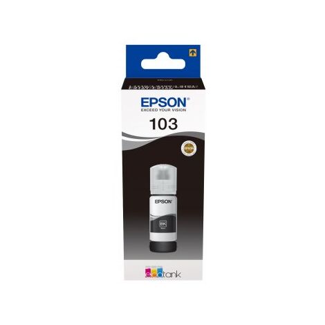 בקבוקון מילוי Epson 103 BK C13T00S14A אפסון למכירה , 2 image