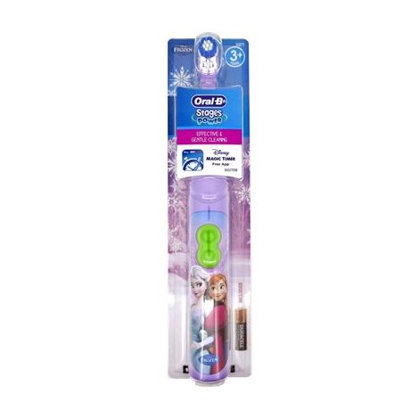 מברשת שיניים חשמלית Oral-B Stages Disney Frozen Kids Electric Toothbrush With Timer App & Battery למכירה , 2 image